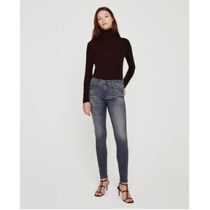 AG DENIM NWT Farrah Skinny Ankle in Metro // 00 (24)